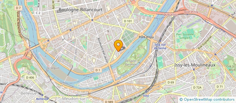localisation de l'entreprise MONSIEUR GABRIEL PUJOL à BOULOGNE-BILLANCOURT