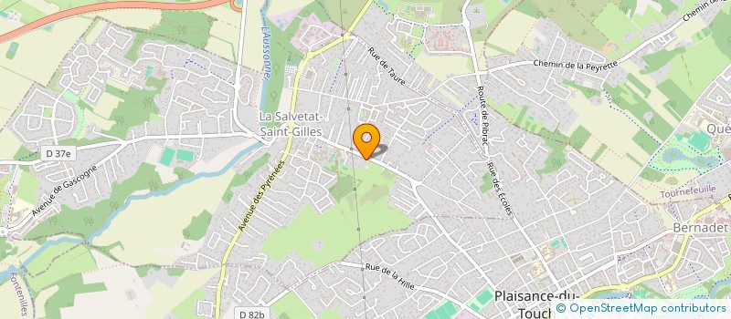 localisation de l'entreprise MONSIEUR GABRIEL PUJOL  LA SALVETAT-SAINT-GILLES
