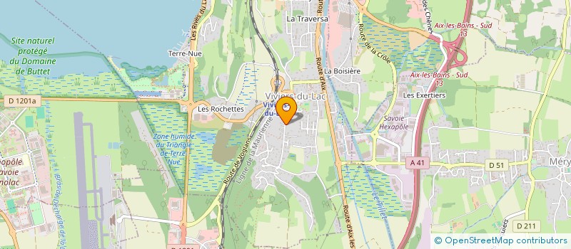 localisation de l'entreprise MONSIEUR GABRIEL PUTZ  VIVIERS-DU-LAC