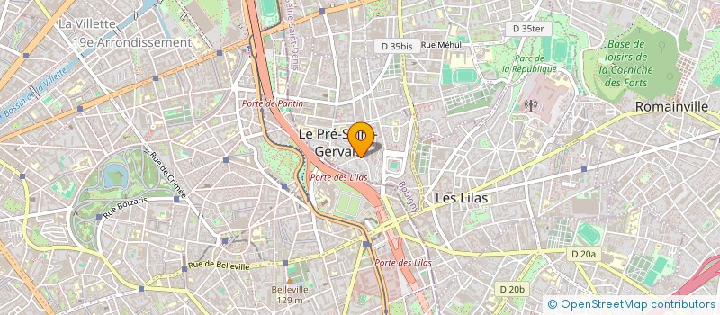 localisation de l'entreprise MONSIEUR GABRIEL QUAINON à LE PRE-SAINT-GERVAIS