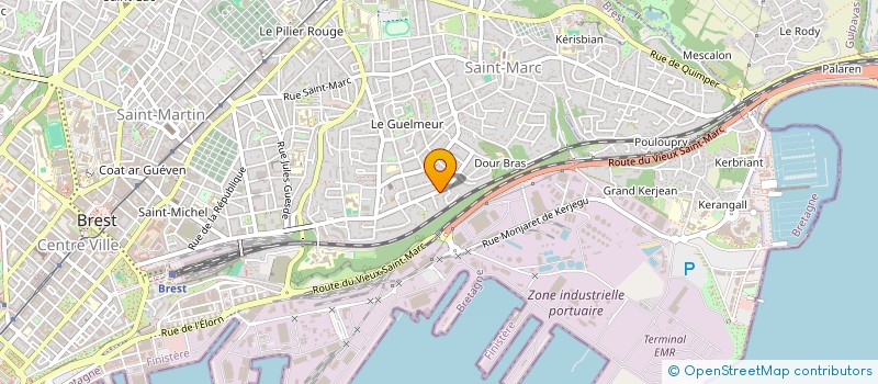 localisation de l'entreprise MONSIEUR GABRIEL QUEMENEUR à BREST