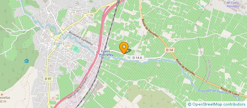 localisation de l'entreprise MONSIEUR GABRIEL RABOUIN  CUERS