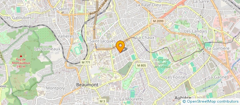 localisation de l'entreprise MONSIEUR GABRIEL RAMENTOL VERNET  CLERMONT-FERRAND