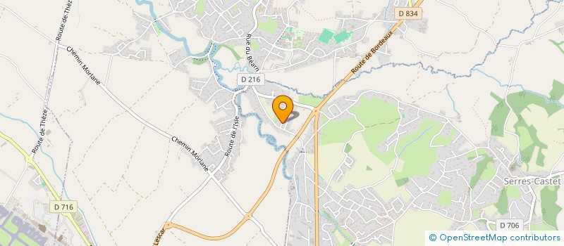 localisation de l'entreprise MONSIEUR GABRIEL RAMOS  SERRES-CASTET