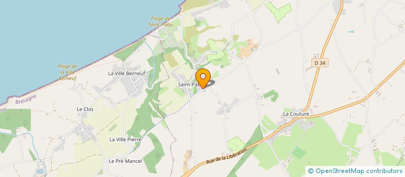 localisation de l'entreprise MONSIEUR GABRIEL RAULT à ERQUY