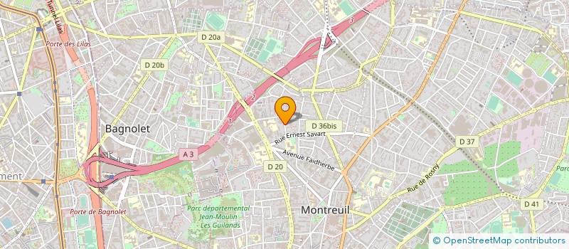 localisation de l'entreprise MONSIEUR GABRIEL REBUFELLO à MONTREUIL