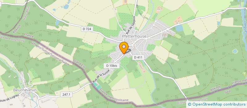 localisation de l'entreprise MONSIEUR GABRIEL REMY  PFETTERHOUSE