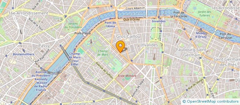 localisation de l'entreprise MONSIEUR GABRIEL RENOULT  PARIS