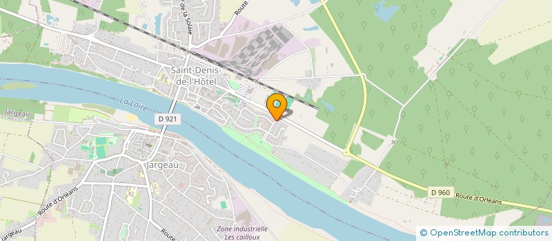 localisation de l'entreprise MONSIEUR GABRIEL REVEAU  SAINT-DENIS-DE-L'HOTEL