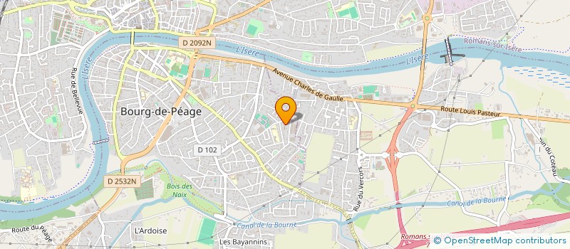 localisation de l'entreprise MONSIEUR GABRIEL REYNAUD  BOURG-DE-PEAGE