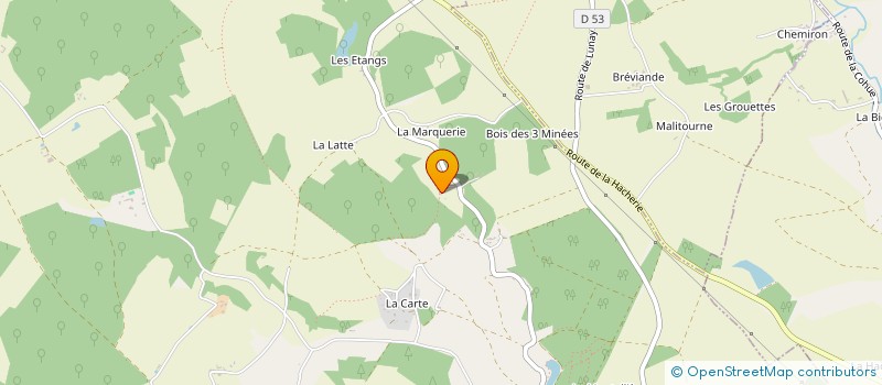 localisation de l'entreprise MONSIEUR GABRIEL RICHARD  CELLE