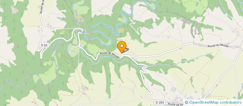 localisation de l'entreprise MONSIEUR GABRIEL RILEY  CABANES