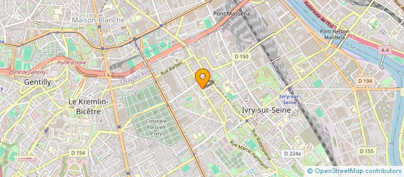 localisation de l'entreprise MONSIEUR GABRIEL RINALDI  IVRY-SUR-SEINE