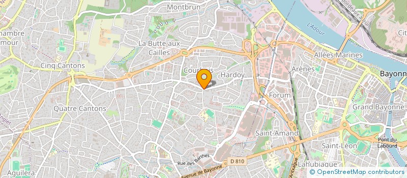 localisation de l'entreprise MONSIEUR GABRIEL RIPOLL  ANGLET