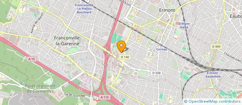 localisation de l'entreprise MONSIEUR GABRIEL RITO à ERMONT