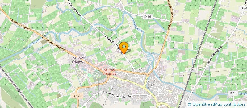 localisation de l'entreprise MONSIEUR GABRIEL ROBERT  CAVAILLON