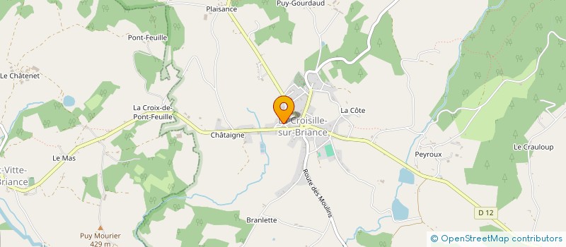 localisation de l'entreprise MONSIEUR GABRIEL ROBERT à LA CROISILLE-SUR-BRIANCE