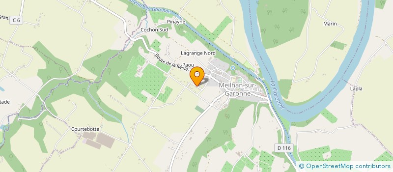 localisation de l'entreprise MONSIEUR GABRIEL ROBIN  MEILHAN-SUR-GARONNE