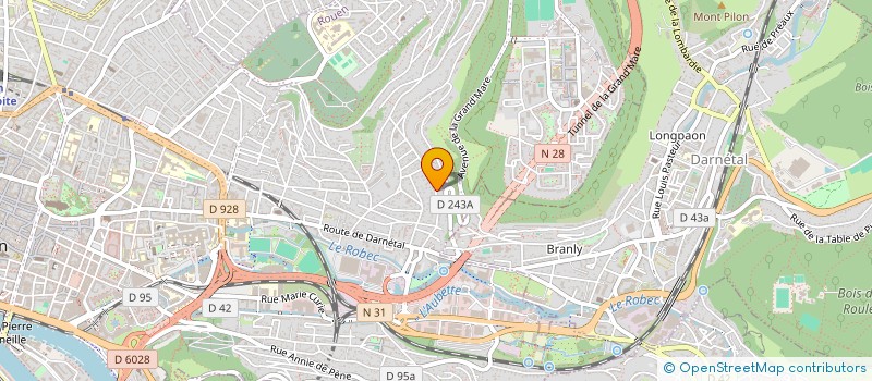 localisation de l'entreprise MONSIEUR GABRIEL ROBIN  ROUEN