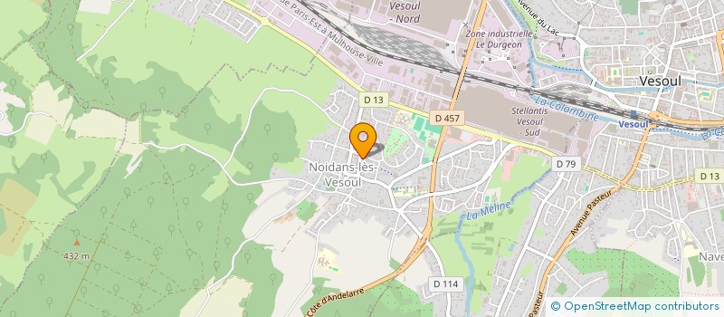 localisation de l'entreprise MONSIEUR GABRIEL ROCH  NOIDANS-LES-VESOUL