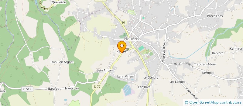 localisation de l'entreprise MONSIEUR GABRIEL RODRIGUES FERNANDES à KERFOT