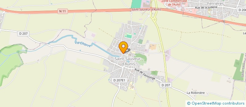 localisation de l'entreprise MONSIEUR GABRIEL ROGER  SAINT-SAUVEUR-D'AUNIS