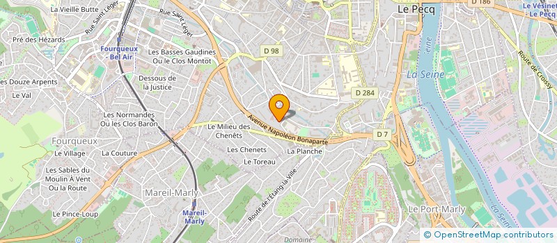 localisation de l'entreprise MONSIEUR GABRIEL ROGER--TIRET  SAINT-GERMAIN-EN-LAYE