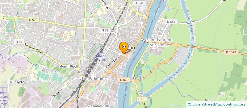 localisation de l'entreprise MONSIEUR GABRIEL ROMAN  MACON