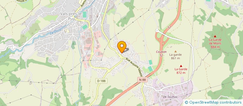 localisation de l'entreprise MONSIEUR GABRIEL ROME  LE PUY-EN-VELAY