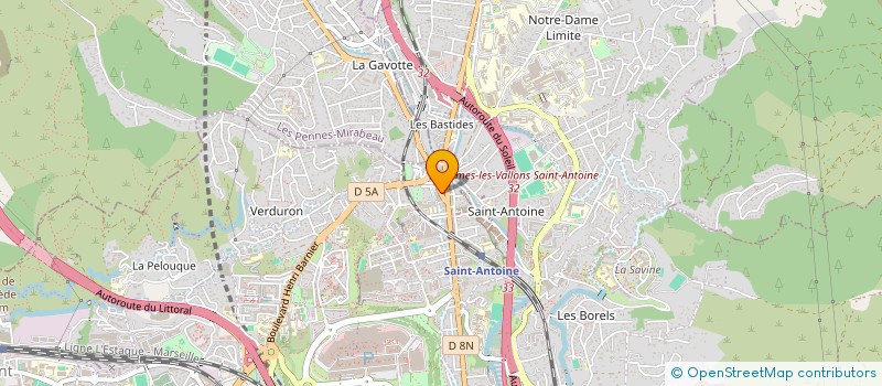 localisation de l'entreprise MONSIEUR GABRIEL ROSA  CABRIES