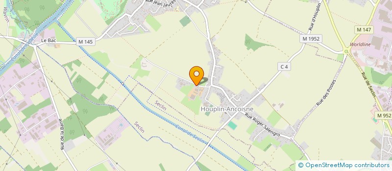 localisation de l'entreprise MONSIEUR GABRIEL ROSE  HOUPLIN-ANCOISNE