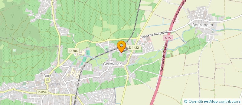 localisation de l'entreprise MONSIEUR GABRIEL ROSFELDER  GERTWILLER