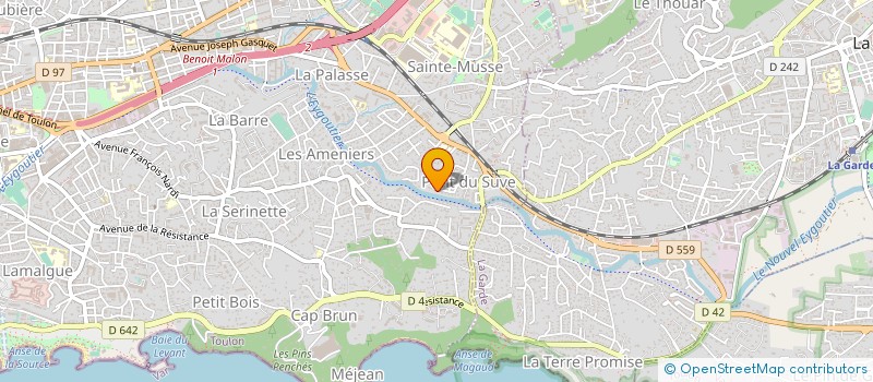 localisation de l'entreprise MONSIEUR GABRIEL ROSTAGNI  TOULON