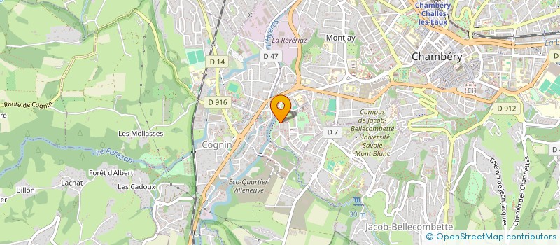 localisation de l'entreprise MONSIEUR GABRIEL ROUALEC  CHAMBERY