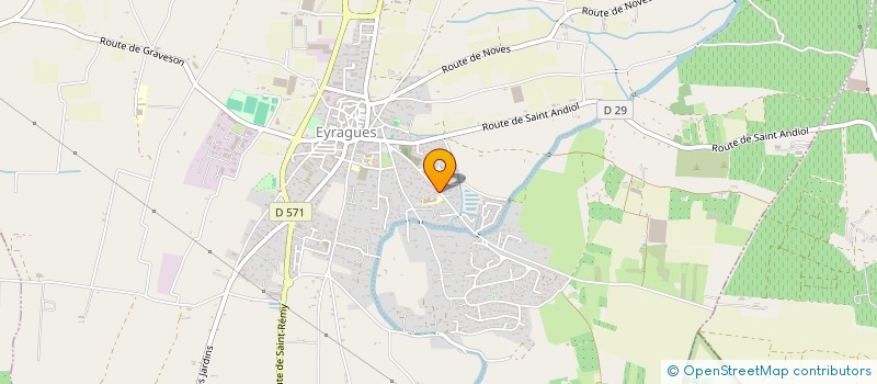 localisation de l'entreprise MONSIEUR GABRIEL ROUDIER  EYRAGUES