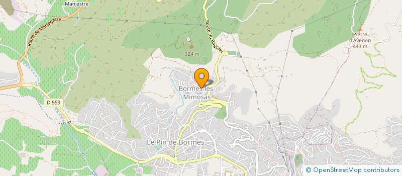 localisation de l'entreprise MONSIEUR GABRIEL ROUX  BORMES-LES-MIMOSAS