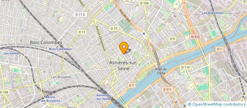 localisation de l'entreprise MONSIEUR GABRIEL ROYER à ASNIERES-SUR-SEINE
