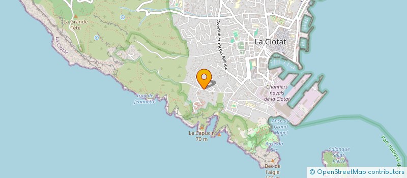 localisation de l'entreprise MONSIEUR GABRIEL RUSSO  LA CIOTAT