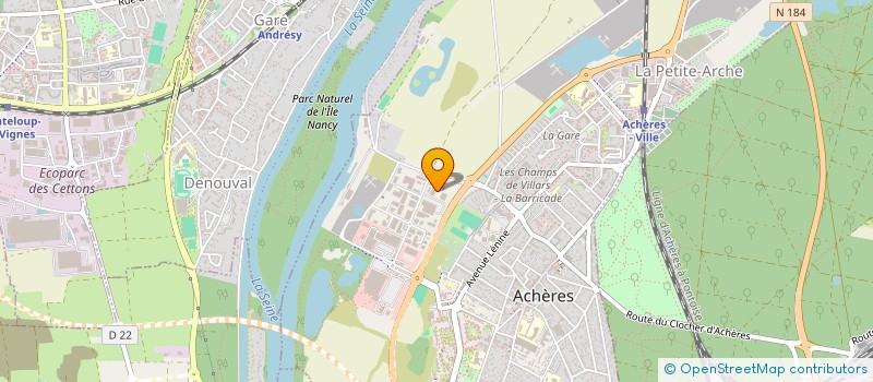 localisation de l'entreprise MONSIEUR GABRIEL SACCO  ACHERES