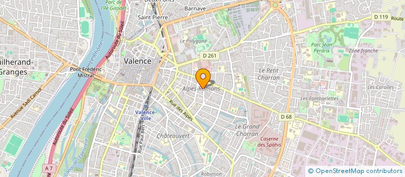 localisation de l'entreprise MONSIEUR GABRIEL SAMAH--BURGOS  VALENCE