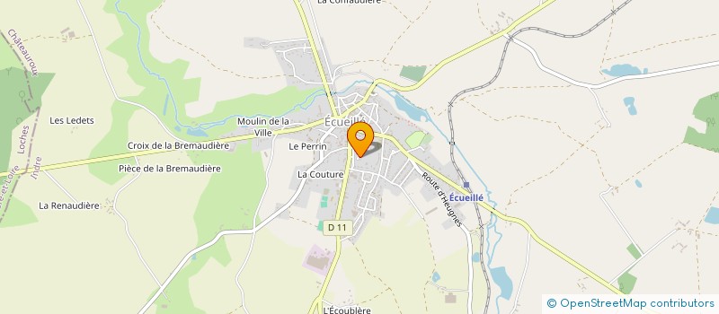 localisation de l'entreprise MONSIEUR GABRIEL SAMAIN à ECUEILLE