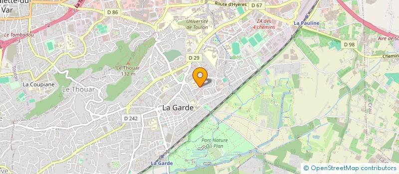 localisation de l'entreprise MONSIEUR GABRIEL SANCHEZ  LA GARDE