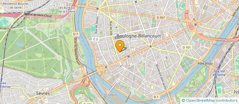 localisation de l'entreprise MONSIEUR GABRIEL SANDANCE à BOULOGNE-BILLANCOURT