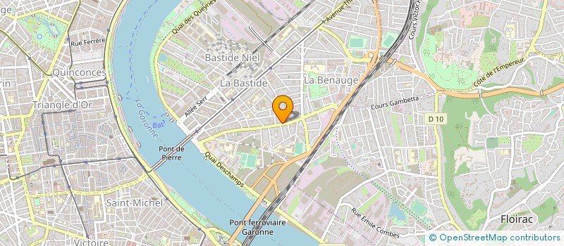 localisation de l'entreprise MONSIEUR GABRIEL SANDWIDI à BORDEAUX
