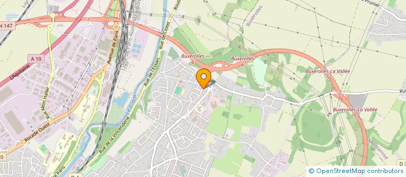 localisation de l'entreprise MONSIEUR GABRIEL SANFOURCHE  BUXEROLLES