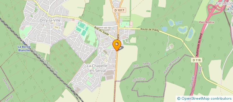 localisation de l'entreprise MONSIEUR GABRIEL SANTOS  LA CHAPELLE-EN-SERVAL