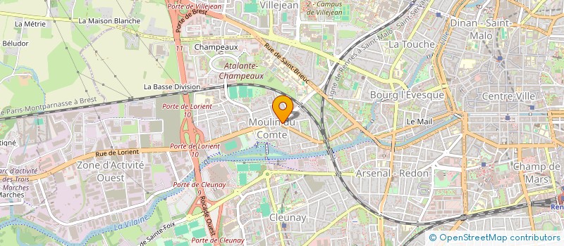 localisation de l'entreprise MONSIEUR GABRIEL SANTOS DA SILVA  RENNES