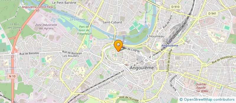 localisation de l'entreprise MONSIEUR GABRIEL SAUVAGE à ANGOULEME