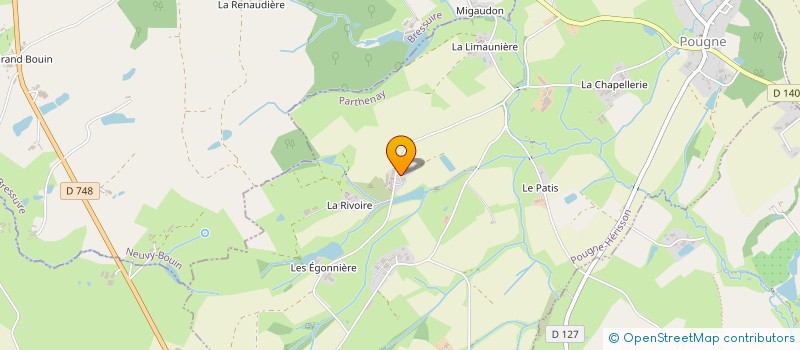 localisation de l'entreprise MONSIEUR GABRIEL SAUVETRE à POUGNE-HERISSON