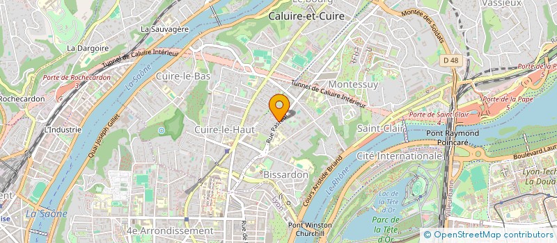 localisation de l'entreprise MONSIEUR GABRIEL SCLAVIS  CALUIRE-ET-CUIRE